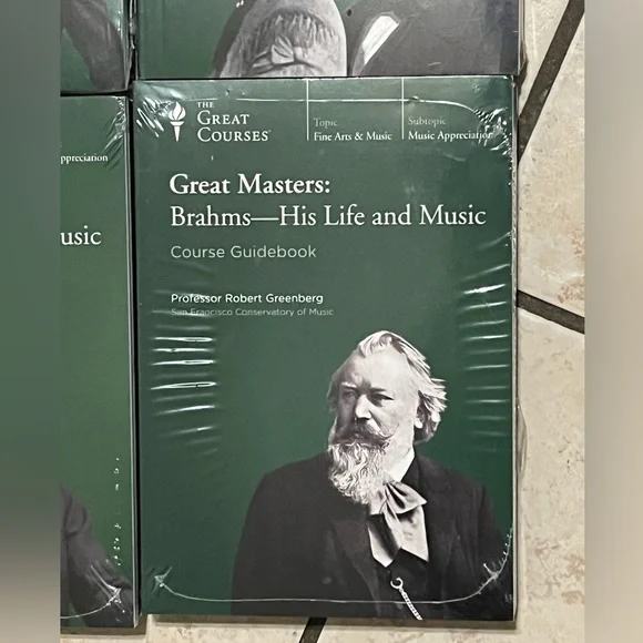 The Great Courses Great Masters Dvd and Book His Life & Music Set of 6 New - Picture 2 of 9